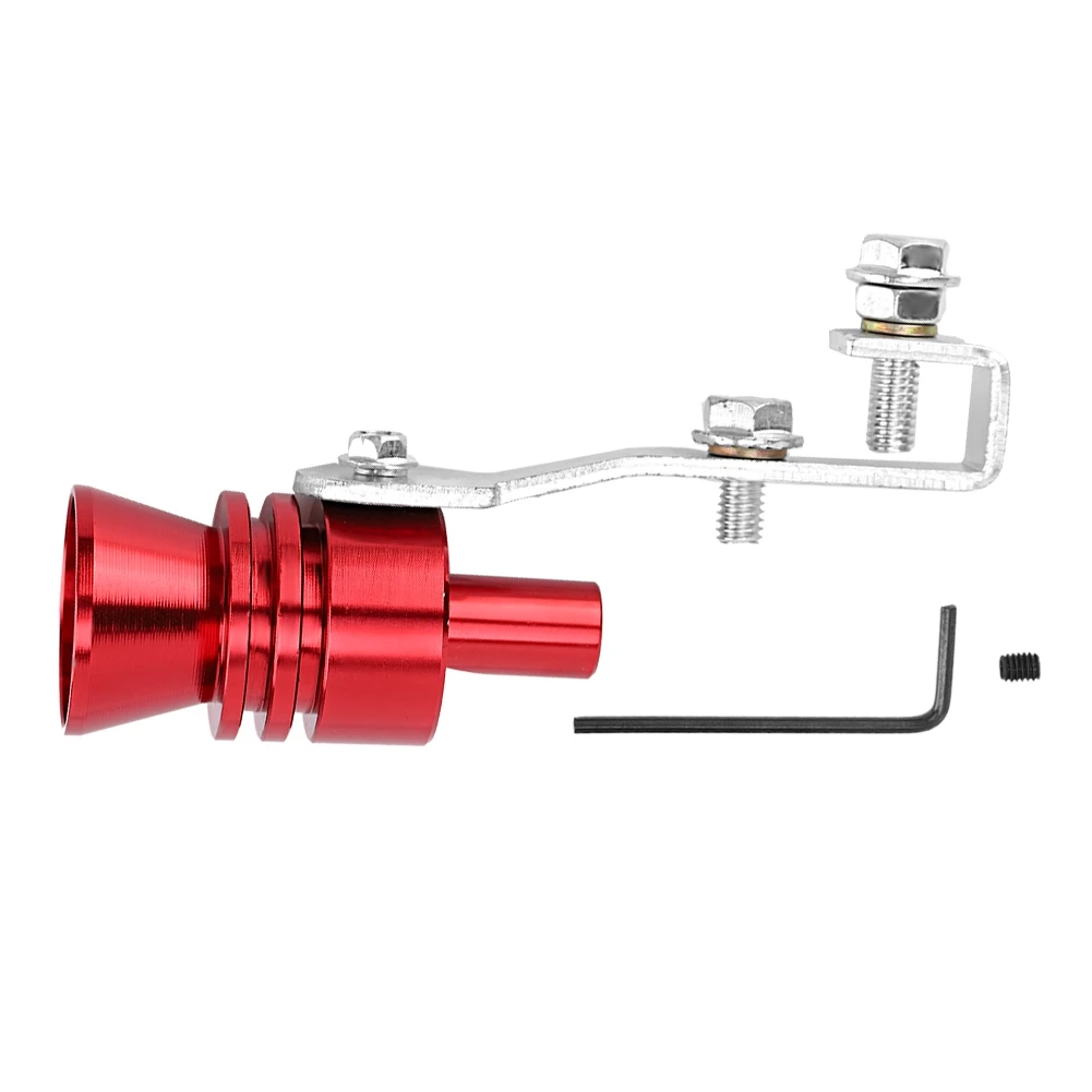 Red Turbo Sound Whistle Muffler Exhaust Pipe Simulator Whistle Fit For Honda Accord Acura