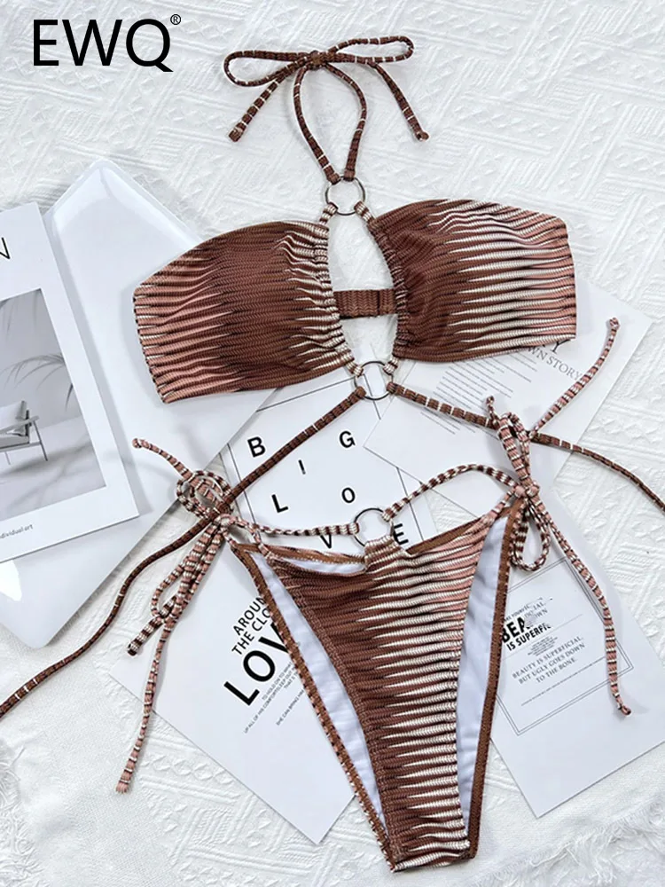 Europe explosion hook hand woven suit sexy bikinis beach bikinis bra swim suit