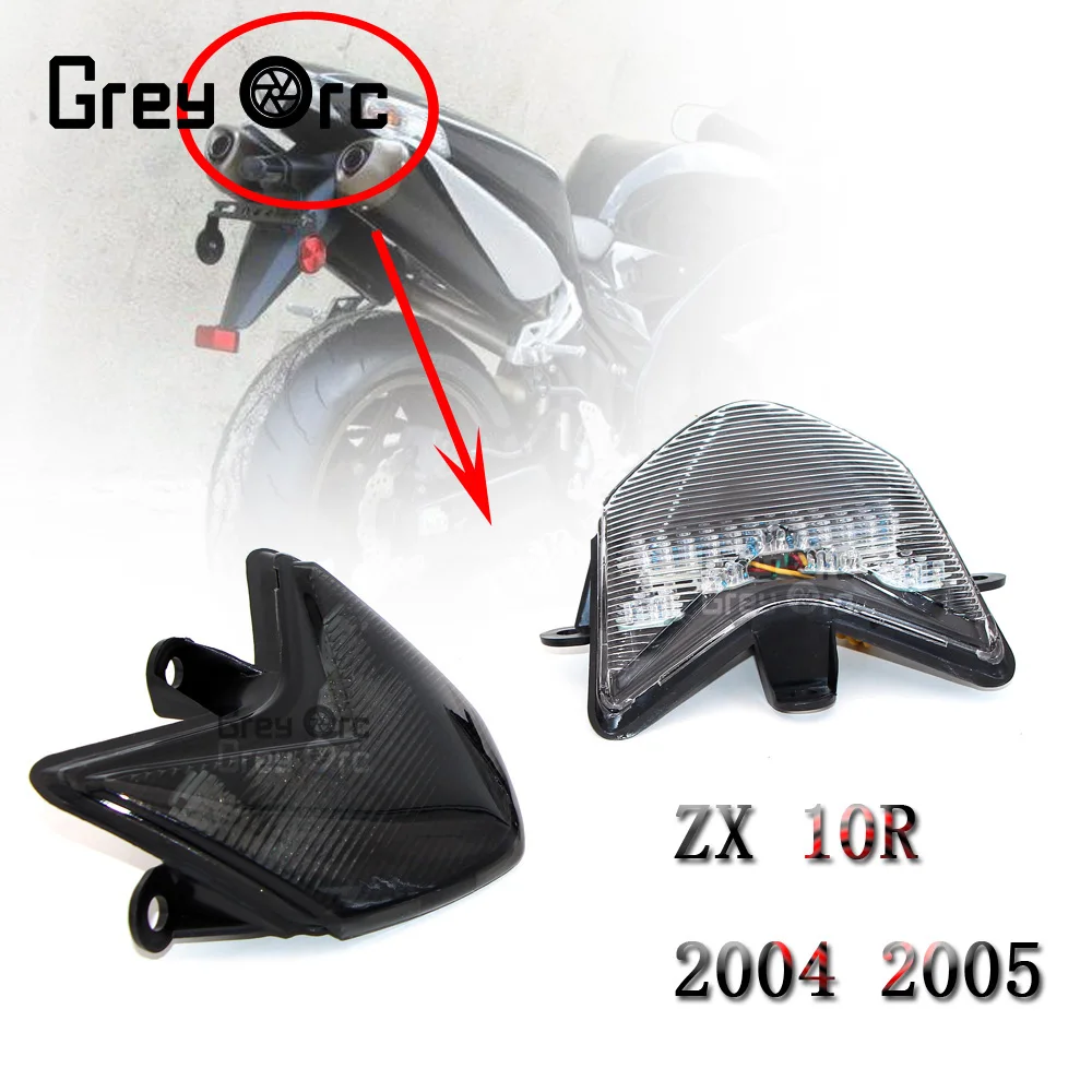 

Светодиодный задний фонарь для мотоцикла, задний светодиодный фонарь для KAWASAKI ZX 10R ZX10R светильник 2004 2005
