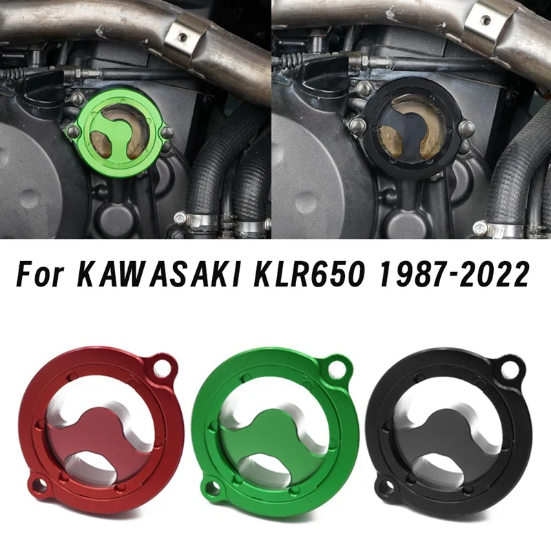 For-Kawasaki-KLR650-KLR-650-1987-2022-Motorcycle-Oil-Filter-Cover-Cap ...