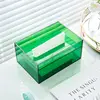 Creative Acrylic Tissue Face Towel Storage Box, Household, Living Room, Toilet, Wall Hanging Paper Box, Tissue 4