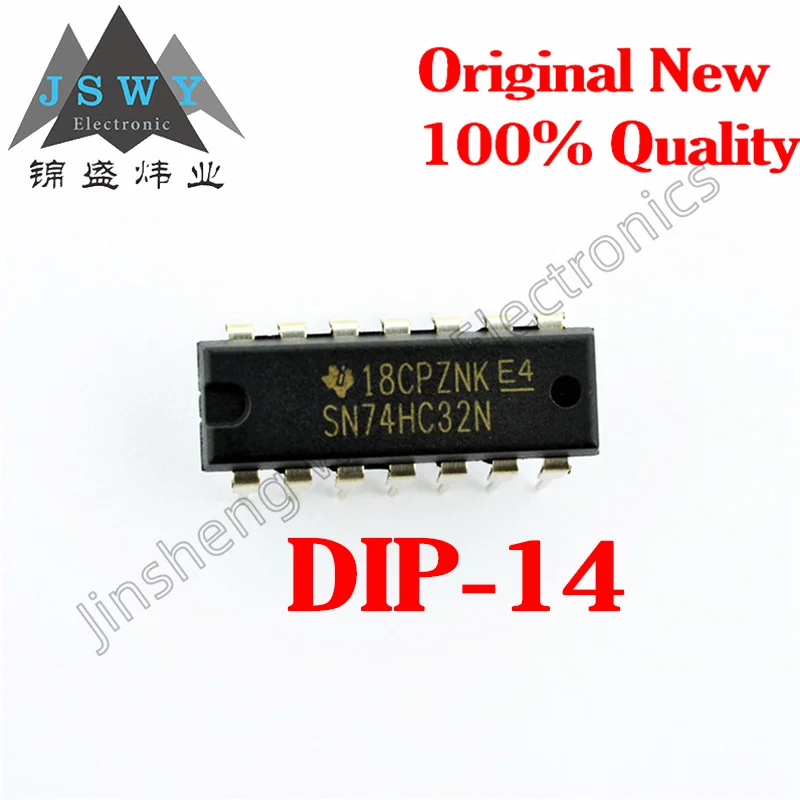 

6 pieces free shipping 74HC32N SN74HC32N 100% brand new imported original direct plug DIP-14 logic chip electronics