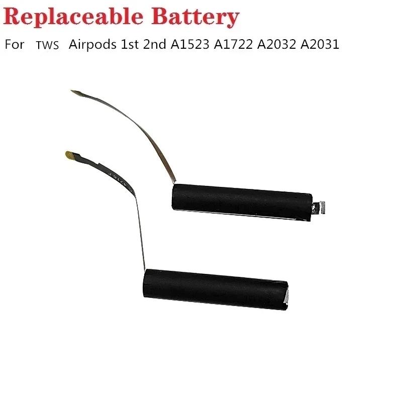 

Новинка 100%, аккумулятор для airpods 1st 2nd A1604 A1602 A1523 A1722 A2032 A2031 air pods 1 2, сменный аккумулятор GOKY93mWh A1604