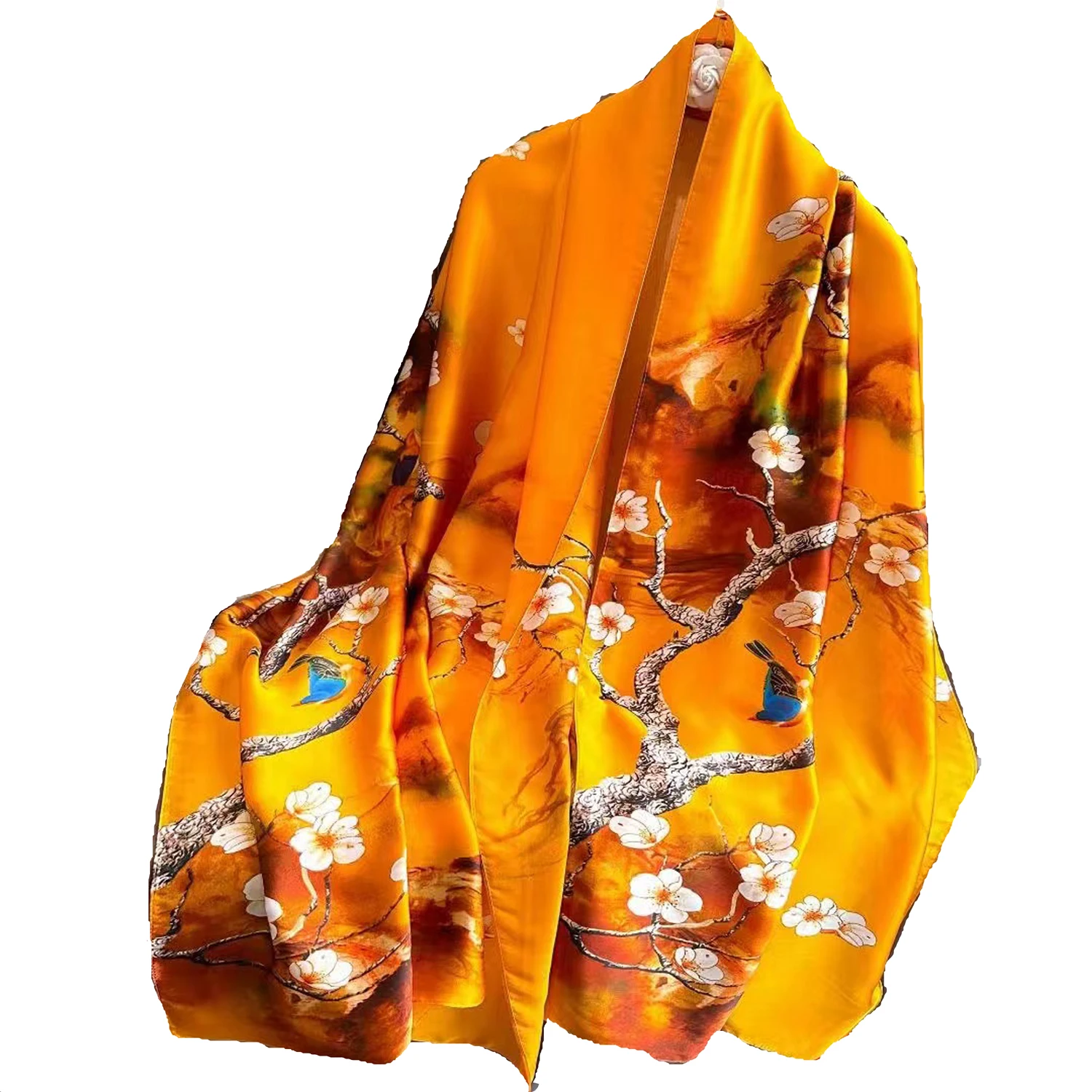 Silky Scarves Pashmina Shawls Feather Scarf Scarf Accessories Knitting Scarf Women Tassel Shawl