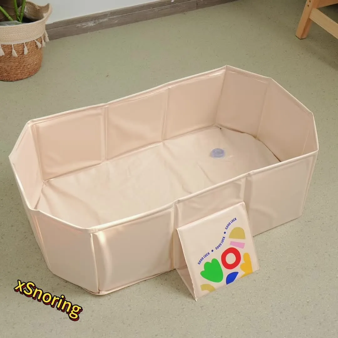 Collapsible Portable Tub Collapsible tub Portable tub Non-slip base Colored sphere Durable Easy to store Fragrances free For small