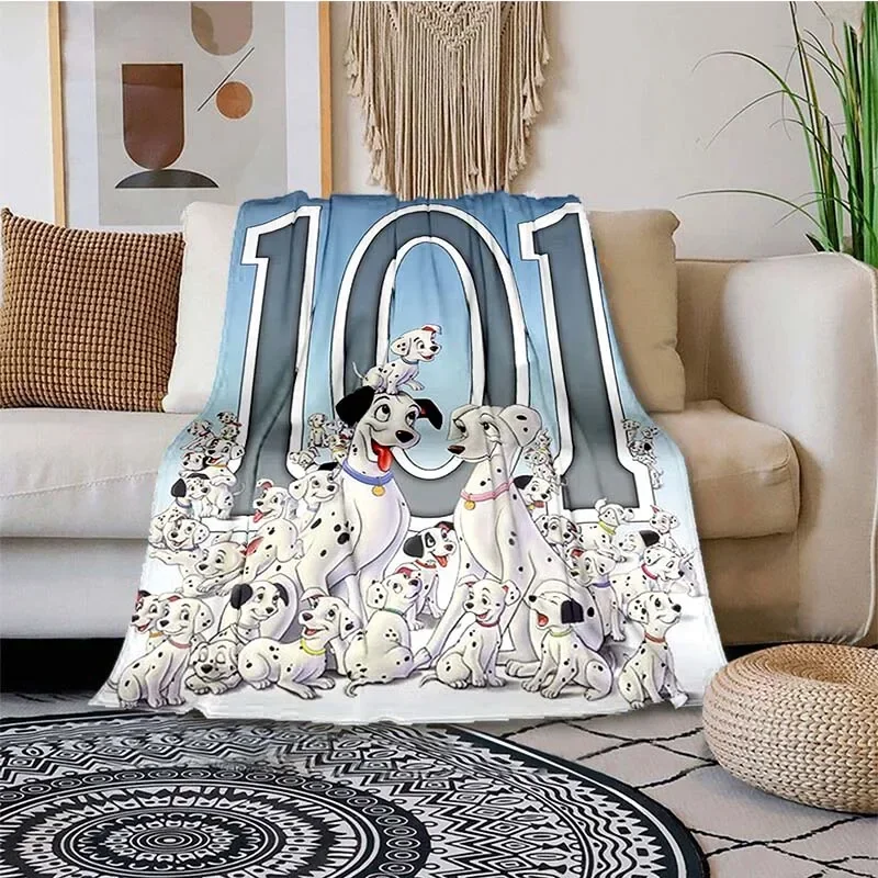 thumbnail image 1 of Manta ligera con diseño de los 101 dálmatas de Disney para sala de estar, dormitorio, habitación de los niños, cálida, regalo de Navidad, 1 of 5