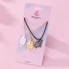 3 Pcs/set Sun Moon Star Pendant Necklace For Women Best Friend Forever Friendship BFF Necklace Adjustable Geometric Jewelry Gift 4