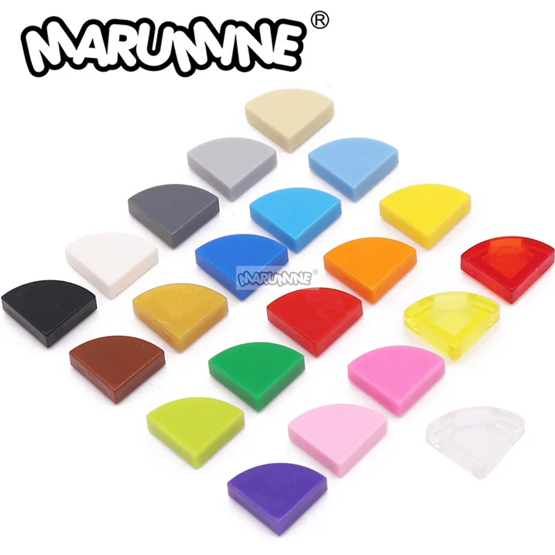 

Marumine 25269 Tile Round 1x1 Quarter Classic Building Blocks MOC Assembling model Parts Idea Educational Toys For Children