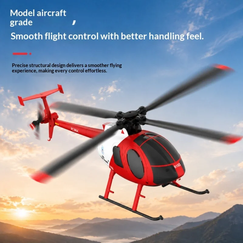 RC ERA C184 Four-Way Single Propeller Helicopter No Flaps Fixed-Altitude Version with Optical Flow Positioning Realistic RC Heli - 4