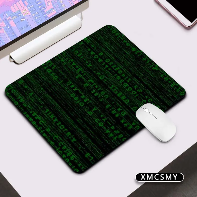 Matrix Binary Code Keyboard Pad Mouse Deskmat Computer Mat Pc Gaming