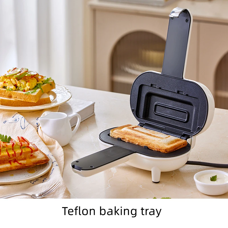 Breakfast Machine Small Home Hot Press Sandwich Machine Toaster Panini Machine Multi-function Puke Driver 2