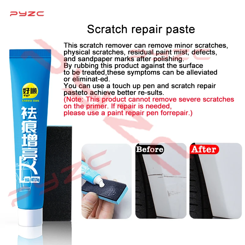 For Peugeot 208 2012- B21 P21 Paint Touch Up Pen Kit-Scratch Repair Car Scratch Remover with Brush DIY Auto Accessories