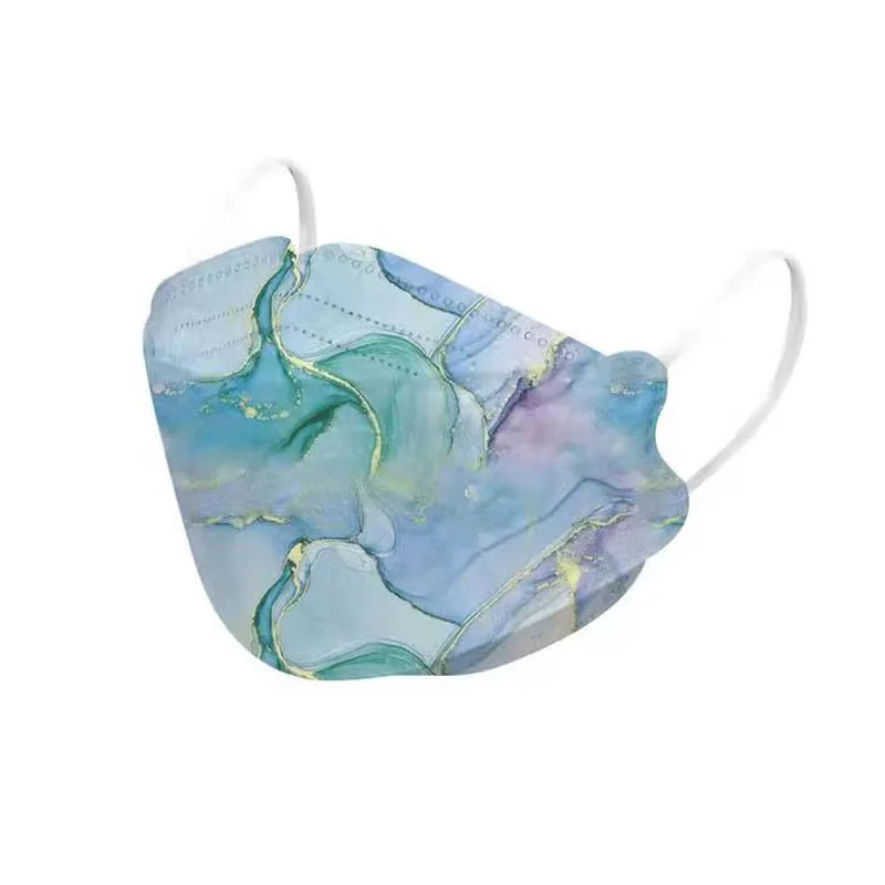 10/50PCS Fish KN95 Mascarillas Flower Print FFP2MASK Reusable Filter Dust Face Mask Adult KN95MASK Protective FFP2 Maska CE FPP2 4