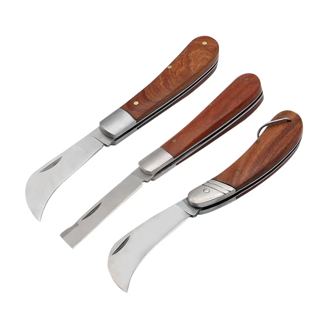 Foldable Grafting Cutter Gardening Pruning Knife Tools Bonsai Grafting Pruning Hand Cutting Garden Pruning Seedling Tree Knife 2