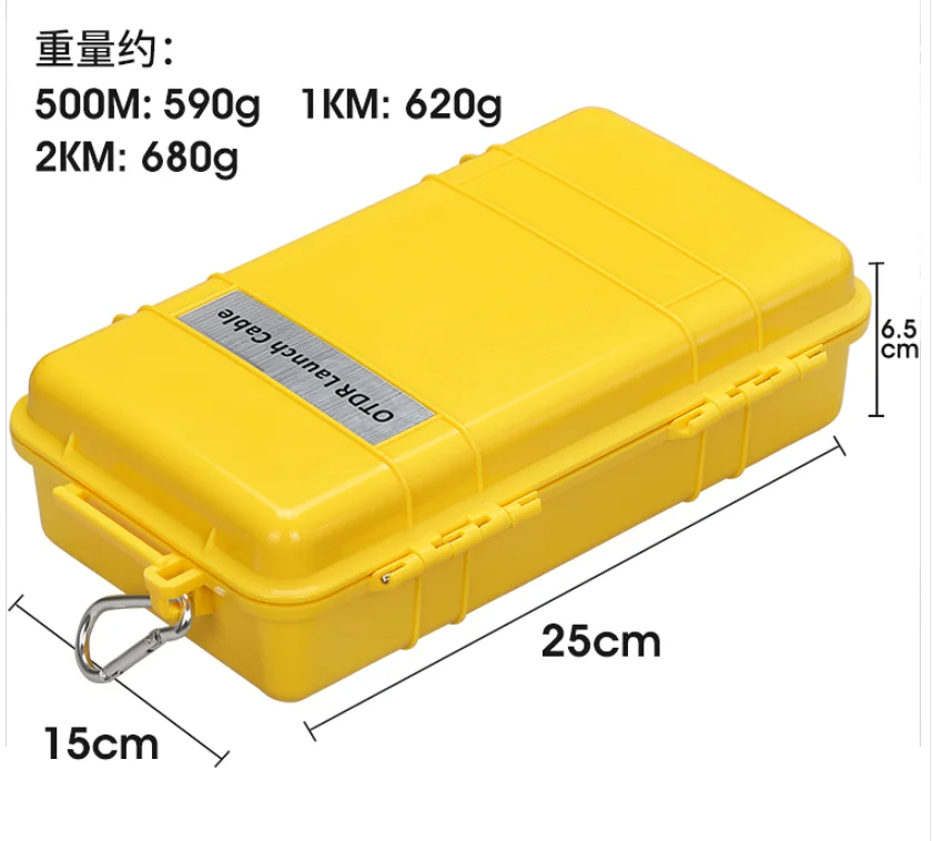 Good Quality SC/APC-FC/UPC 500M 1KM 2KM SM Fiber Optic OTDR Launch Cable Box SC APC To FC UPC
