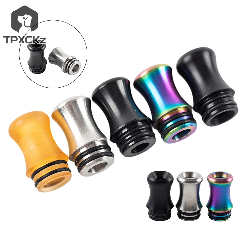 1pcs 510 Stainless Steel Straw Joint Drip Nozzle Pipette Dripper Straw