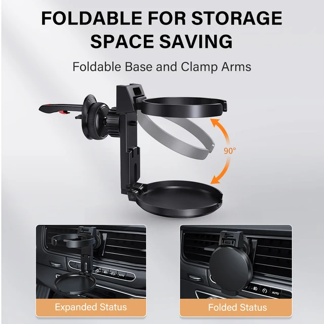 다용적 자동차 컵 홀더 및 음료 병 홀더: 편안하고 편리한 운전 경험을 위한 필수품