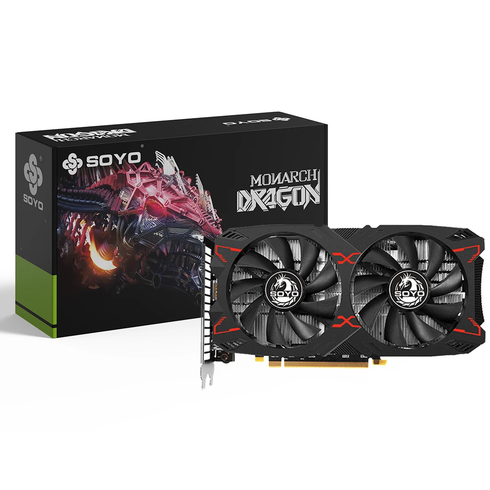 SOYO AMD Radeon RX5500XT RX5500 8G Graphics Card GDDR6 Memory New