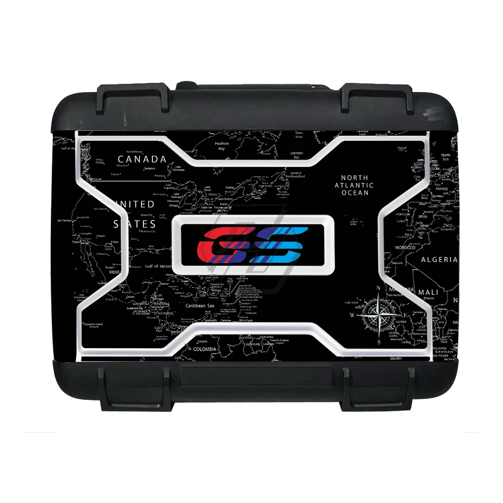 Motorcycle Decal Side Box Luggage Side Protection Sticker Case For Bmw Vario Case 2004-2012 R1200Gs R1250Gs