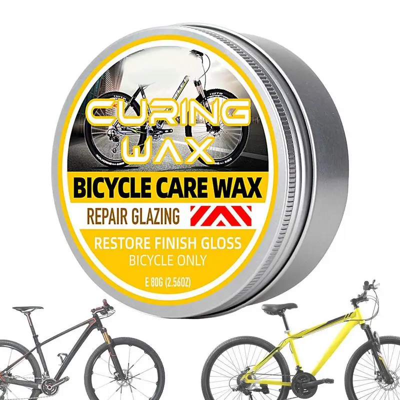 

Bike Lube Anti-Dirt Bike Lubricant Effective Bike Oil Remove Scratches Paint Polishing Solid Wax For Road Folding Mountain Bikes