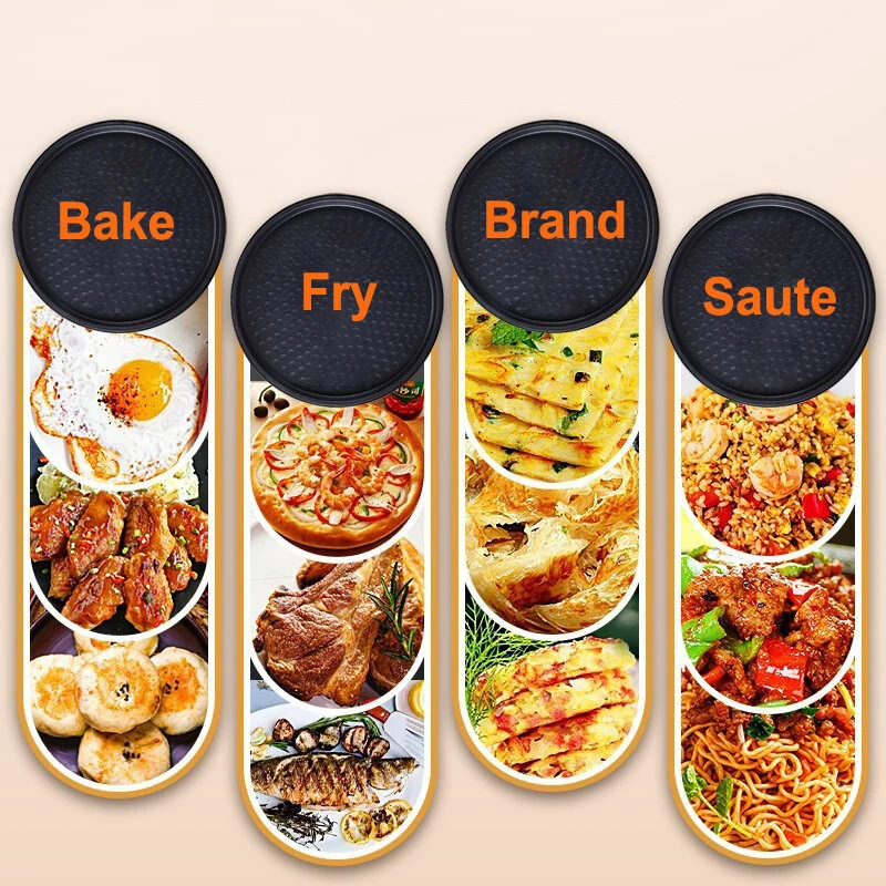 Electric crepe maker New Electric Pancake Maker Home Kitchen Multifunctional Electric Pancake Pan Automatic Constant Temperature Pan