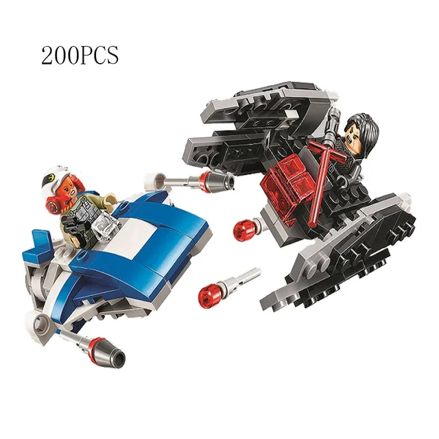 10893 10894 Star Spaceship Microfighters AT ST Fighters Wars Building Blocks Bricks Toys For Kids Gifts