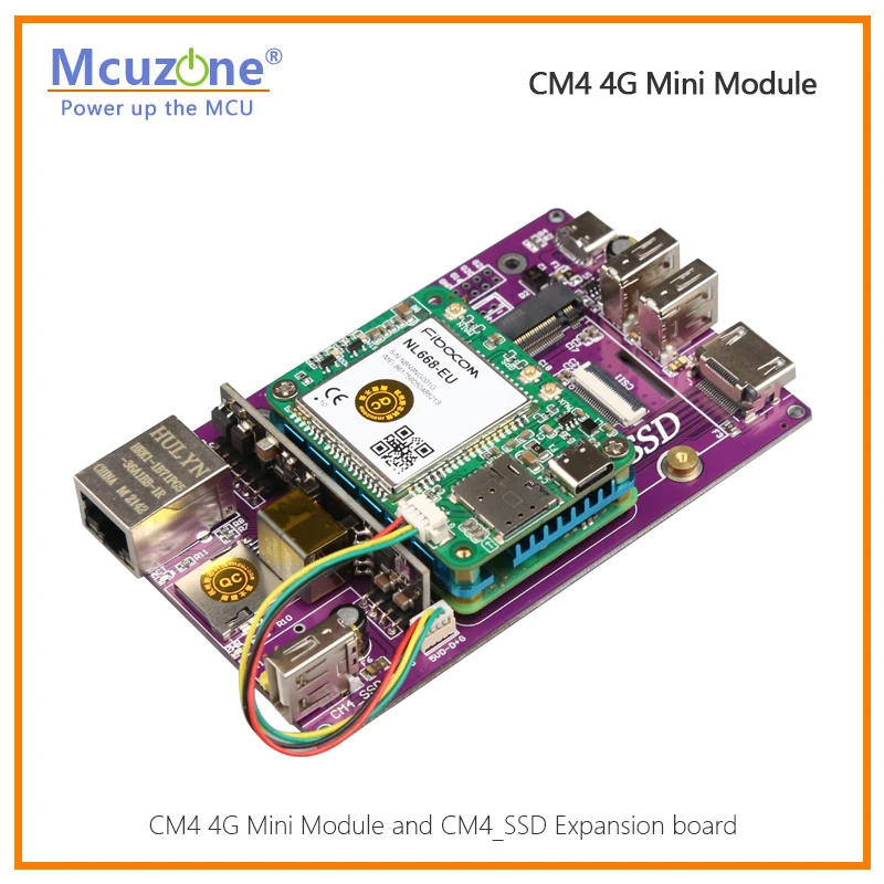 Mini Módulo Cat4 Driver Plug And Play Usb-c ou 125 Interface de 4pin Raspberry pi Orange pi Jetson Nano Ubuntu Linux Cm4 4g - Imagem 6