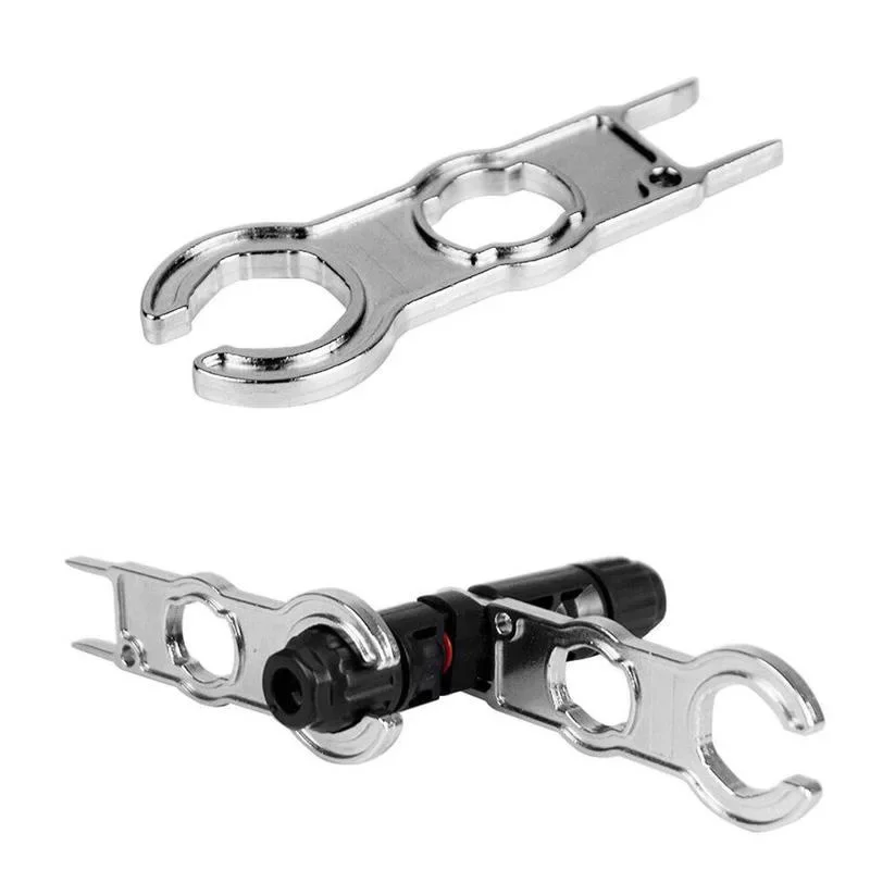 

Metal Mc4 Connector Tool Wrench Connector Component Pv Solar Tool Suit Diy Connector Wrench Photovoltaic Cable Stripping Pliers