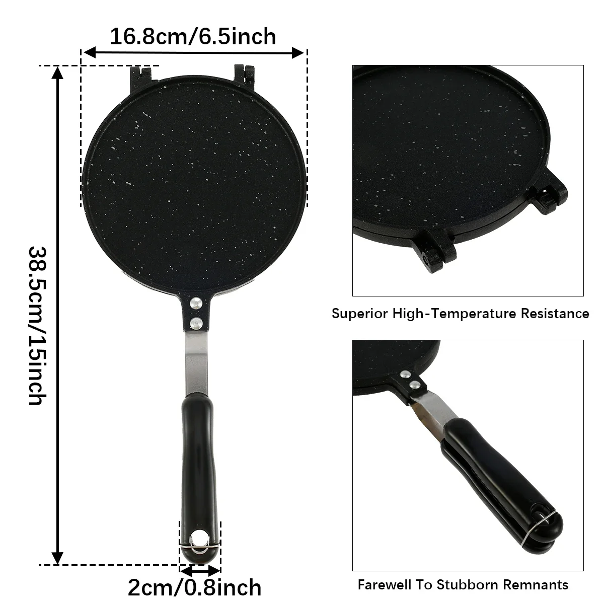 Tortilla Press Pan Non-Stick Baking Trays Pressing Mold Multipurpose Tortilla Dough Press Stove Top Pan Kitchen Cooking Tools