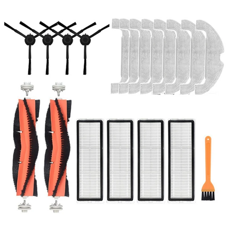 

Основная щетка, фильтр НЕРА, боковая щетка, ткань для швабры для пылесоса Xiaomi Dreame Bot Z10 Pro Dreame L10 Plus