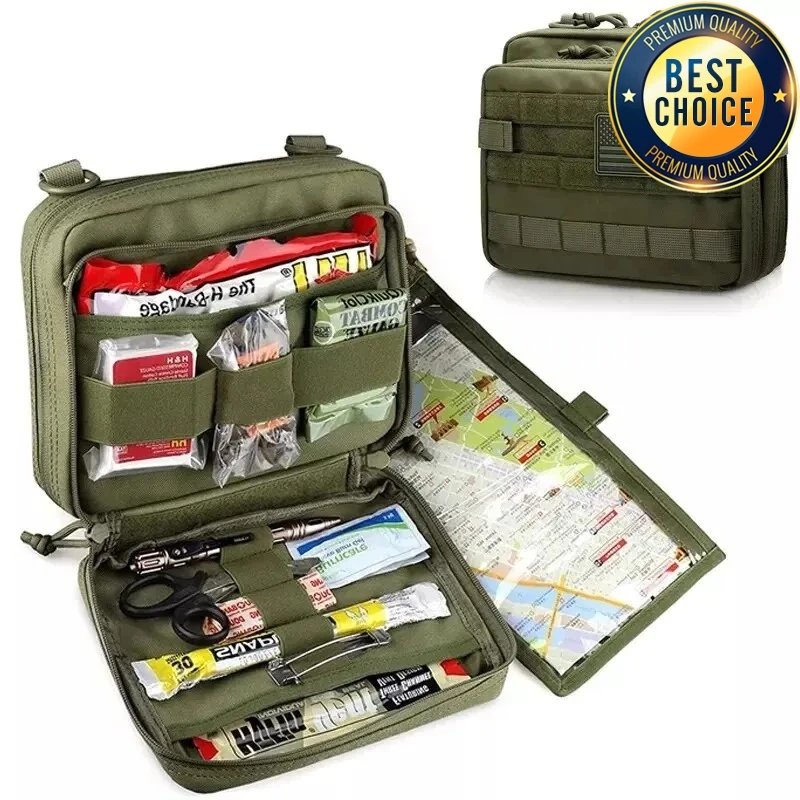 Waterproof Oxford Cloth Outdoor First Aid Kit Bag for Hunting Camping