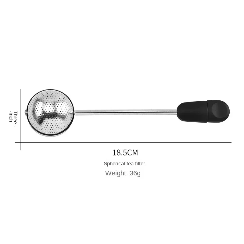 304 Stainless Steel Tea Infuser Strainer Long Handle