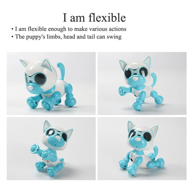 Smart Robot Dog Puppy Interactive Toys Control Intelligent Robot Toys Kids For Children Boy Girl Birthday Christmas Gifts 6 Smart Robot Dog Puppy Interactive Toys Control Intelligent Robot Toys Kids For Children Boy Girl Birthday Christmas Gifts 6