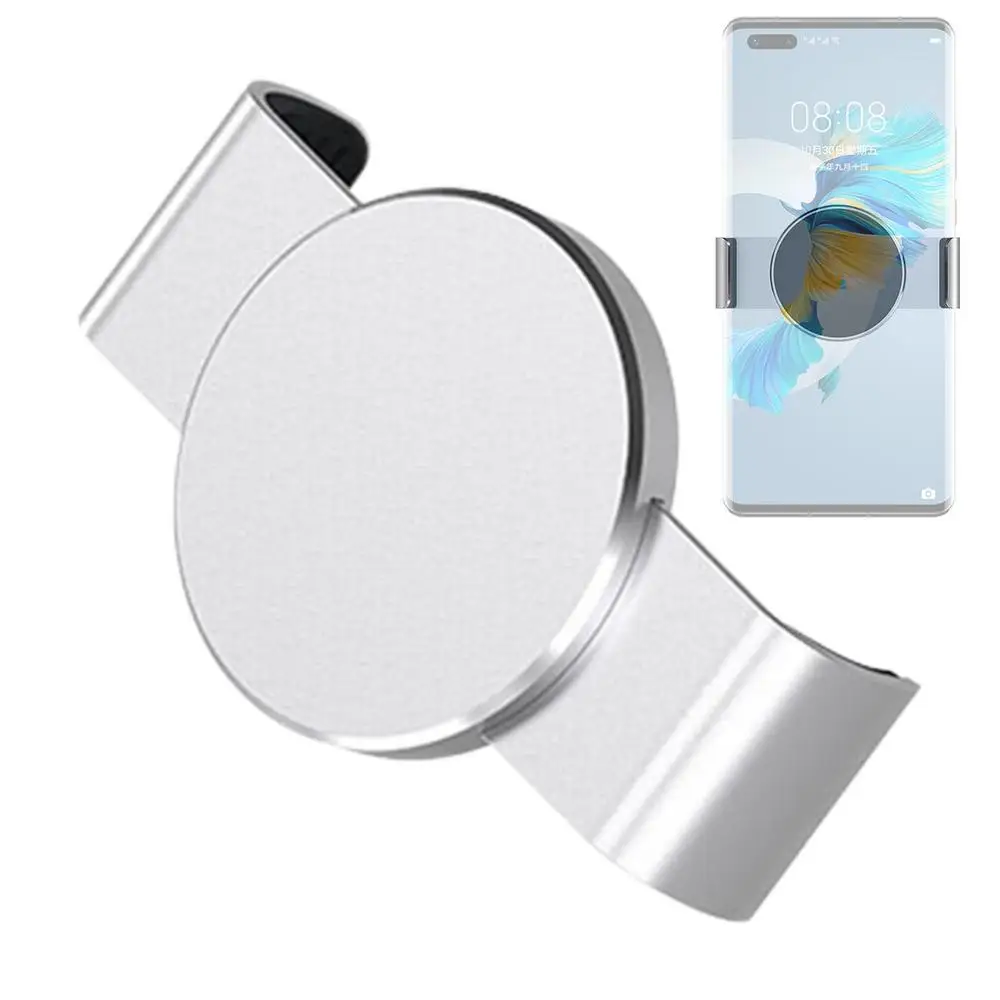 Phone Clamp for Magnetic Car Mount | Metal Phone Clamp Strong Magnetic Mount Clip | Magnet Car Holder Cell Phone Magnetic Plate