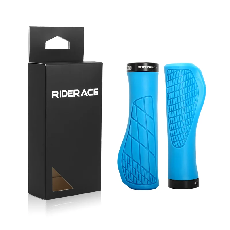 Poignées De Guidon Vélo Anti-dérapantes Avec Verrouillage Métallique - Pour VTT, Route, Vélo Pliant - Diamètre 22 Mm