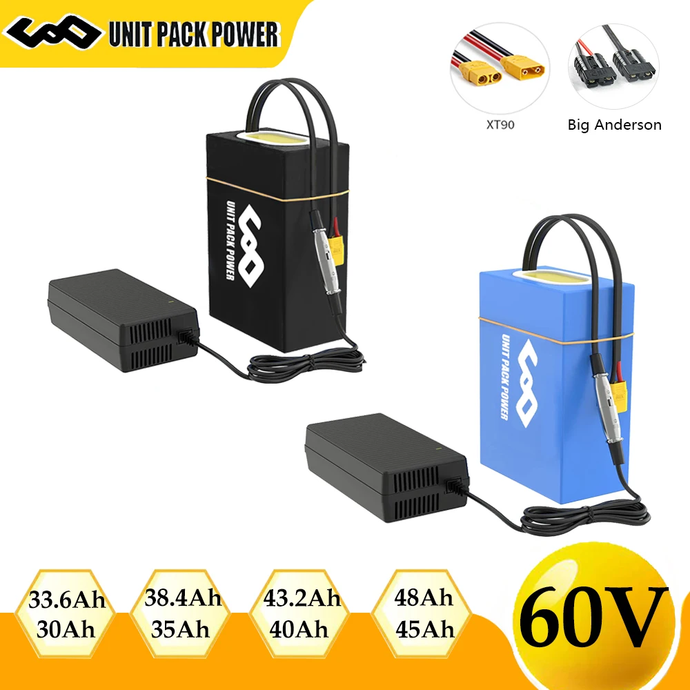 

UPP L-G 21700 60V 48Ah 33.6Ah 38.4Ah 43.2Ah Ebike Battery Pack 30Ah 35Ah 40Ah 45Ah Electric Bicycle Escooter Battery for 2000W