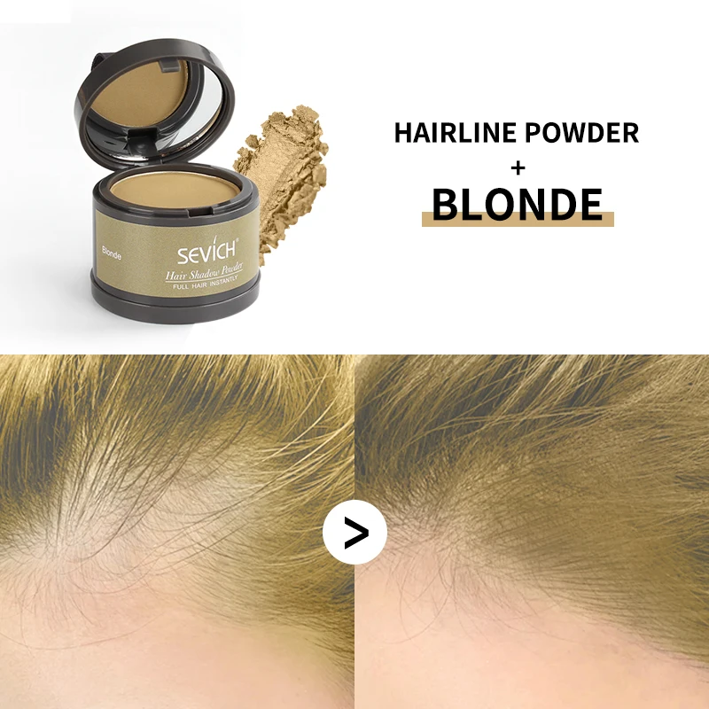 thumbnail image 1 of Polvo para la línea del cabello a prueba de agua en el color del cabello Control de bordes Sombra de la línea del cabello Maquillaje Corrector de cabello Cubre raíces Unisex Al instante, 1 of 5