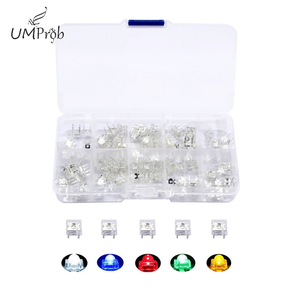 DIODI LED PIRANHA 4 PIN Piedini Alta Luminosità 3mm 5mm BIANCO VERDE ROSSO BLU EUR 4,99 - IT - Foto 9