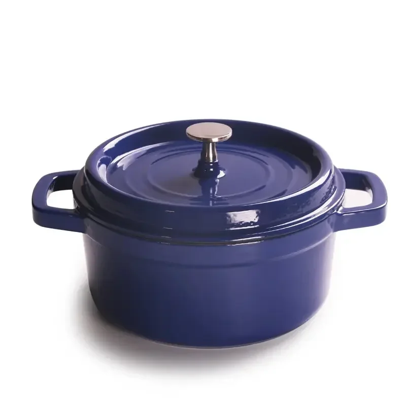 14cmエナメルスープポット、紅茶とスープ用ミニキャセロール、便利なコンロ調理、1リットル未満、絶妙なキッチンポット