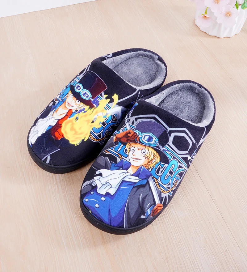 Japanese Anime ONE PIECE Winter House Slippers