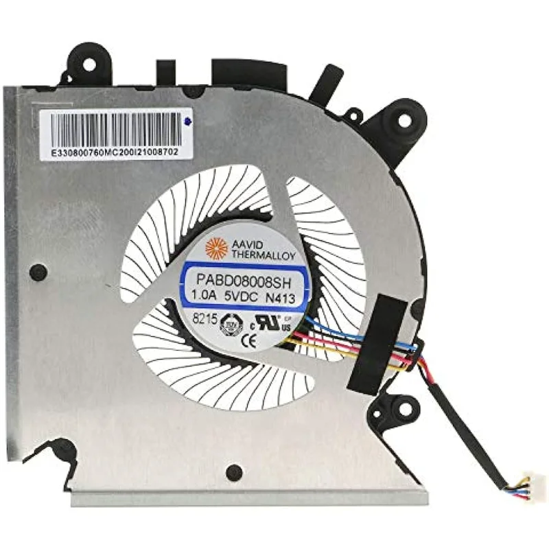 Ventilador de Refrigeração para Msi Gf63 Ms16r1 Ms-16r2 Pabd08008sh N413 E322500300a