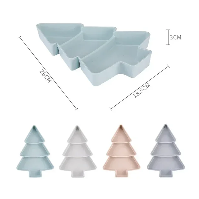 Christmas Tree Snack Tray 6