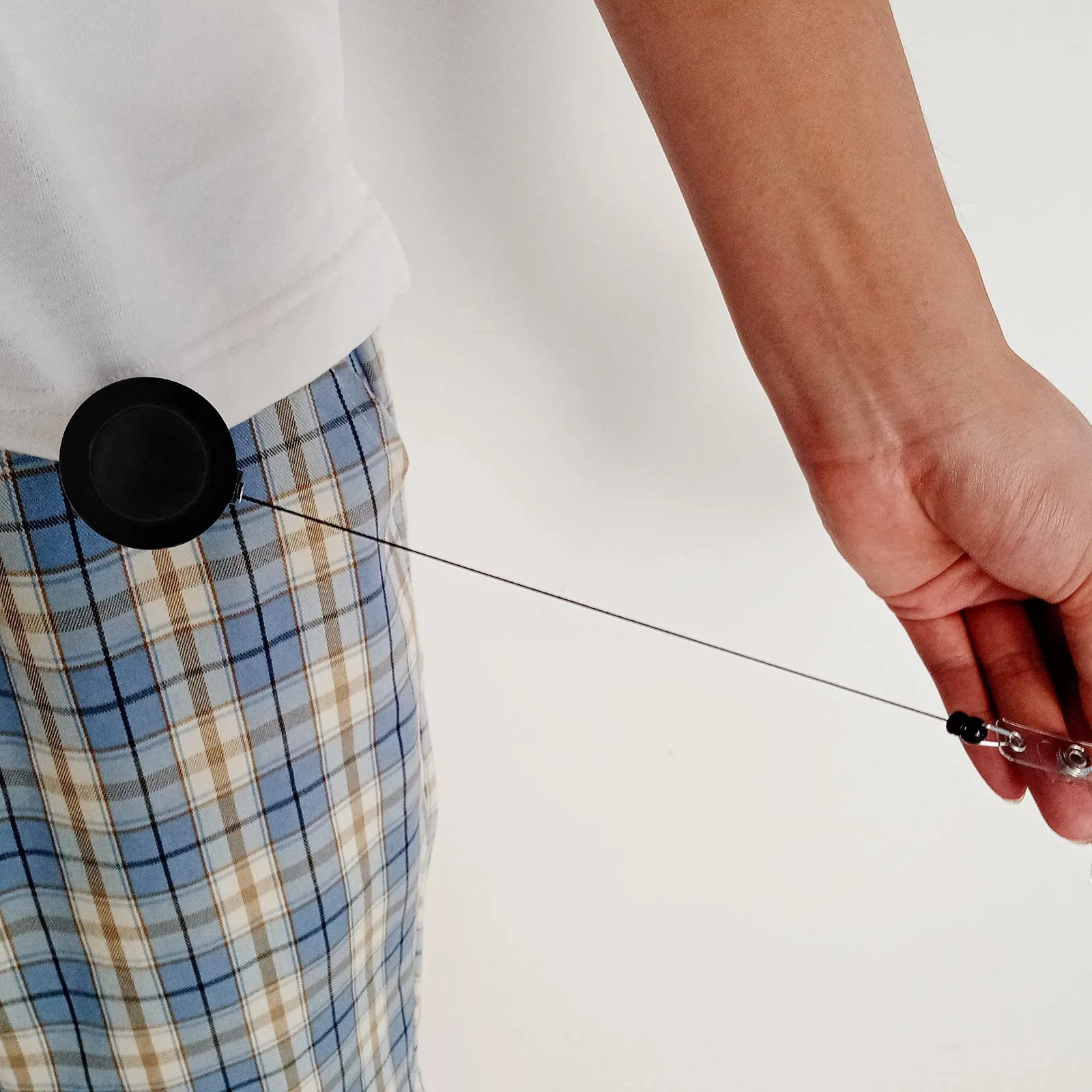 GOGO - 50 Soportes Retráctiles Para Etiquetas De Nombre De Carrete De