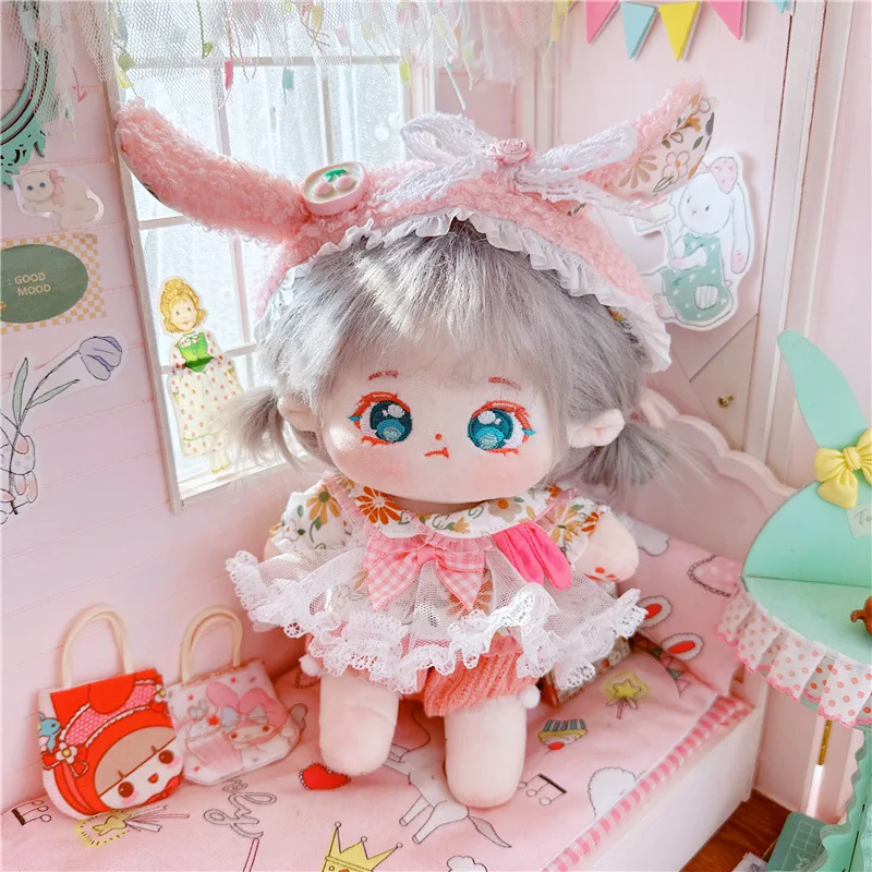 

1 комплект одежды для кукол Exo 20 см, повязка на голову + юбка с цветами, наряд, одежда, детская игрушка, куклы EXO Idol, подарок «сделай сам», аксессуары для кукол
