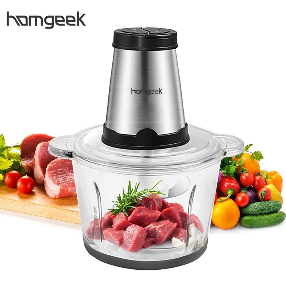 electric-meat-grinder-homgeek-8cup-large-household-capacity-stainless-steel-2-gears-250w-high-power-kitchen-cooker-blender