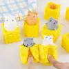 New PVC Cheese Mouse Decompression toy Stress Relief Squeeze Squeeze Toy Toys Gift Pop Up Anti Stress Toy adult 1