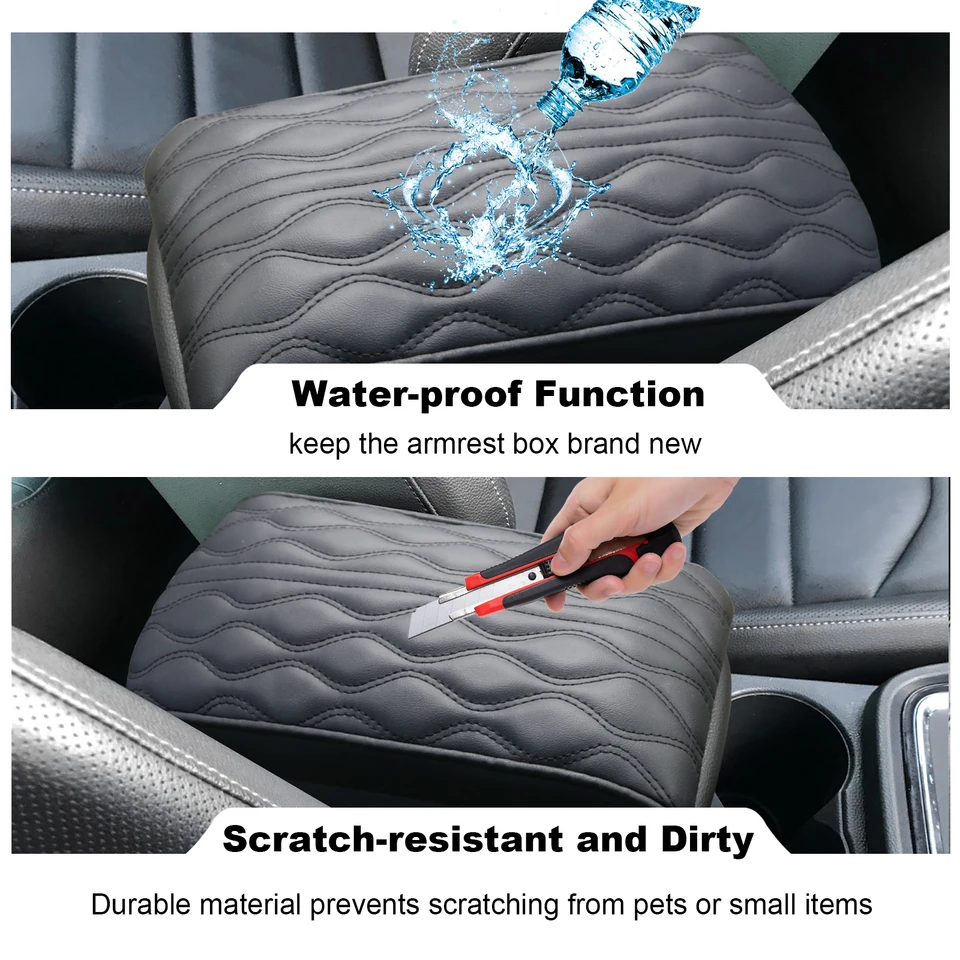 BIBIBO Cuscino del bracciolo dell'auto, Console del Bracciolo dell'auto