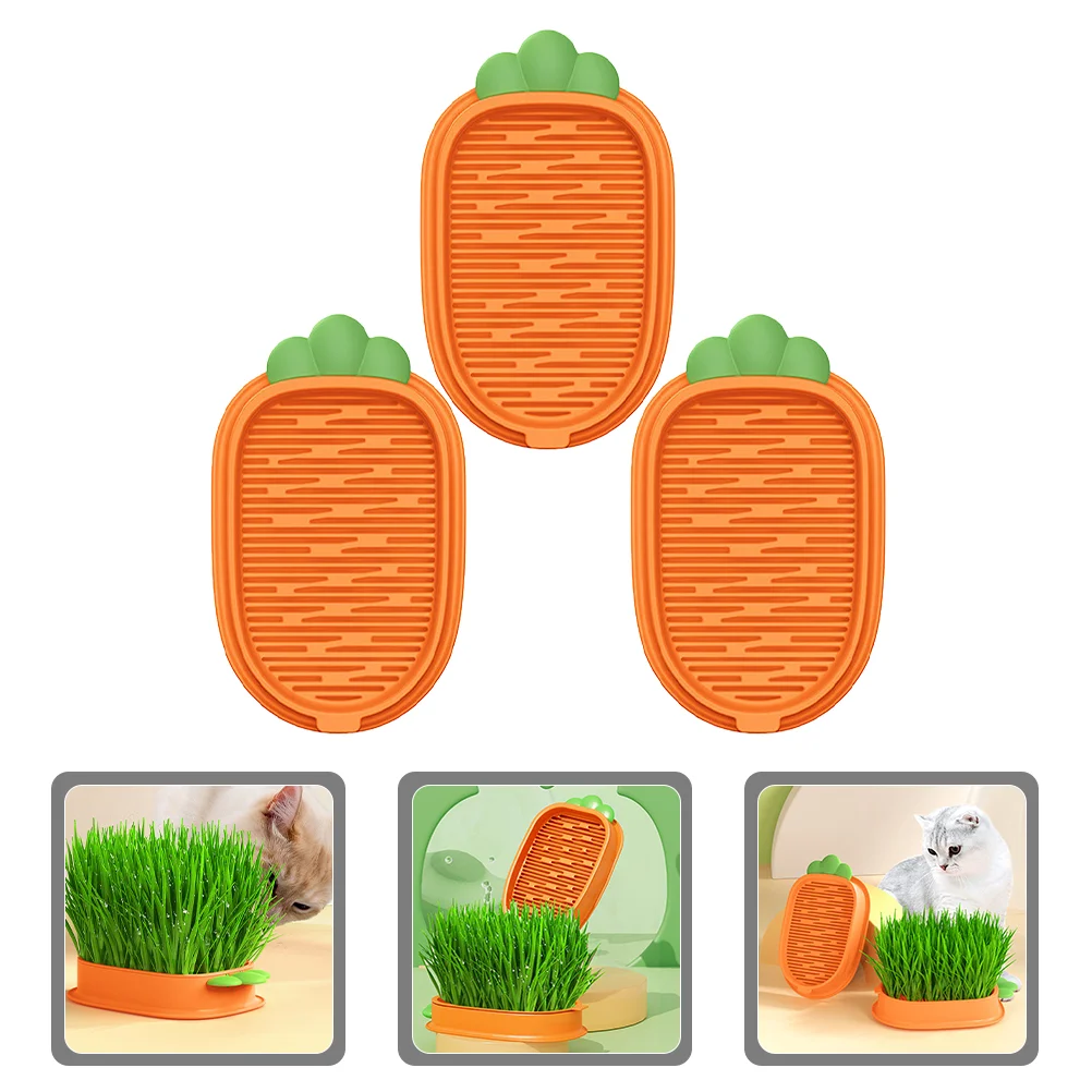 

3pcs Catnip Planting Box Catnip Cultivation Planter Cat Grass Planting Hydroponic Box