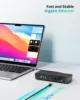 Yottamaster USB C Desktop Docking Station 22 in 1 Dock Station with 8K HDMI PD60W Gigabit Ethernet Multiport USB3.2 HUB Adapter 5