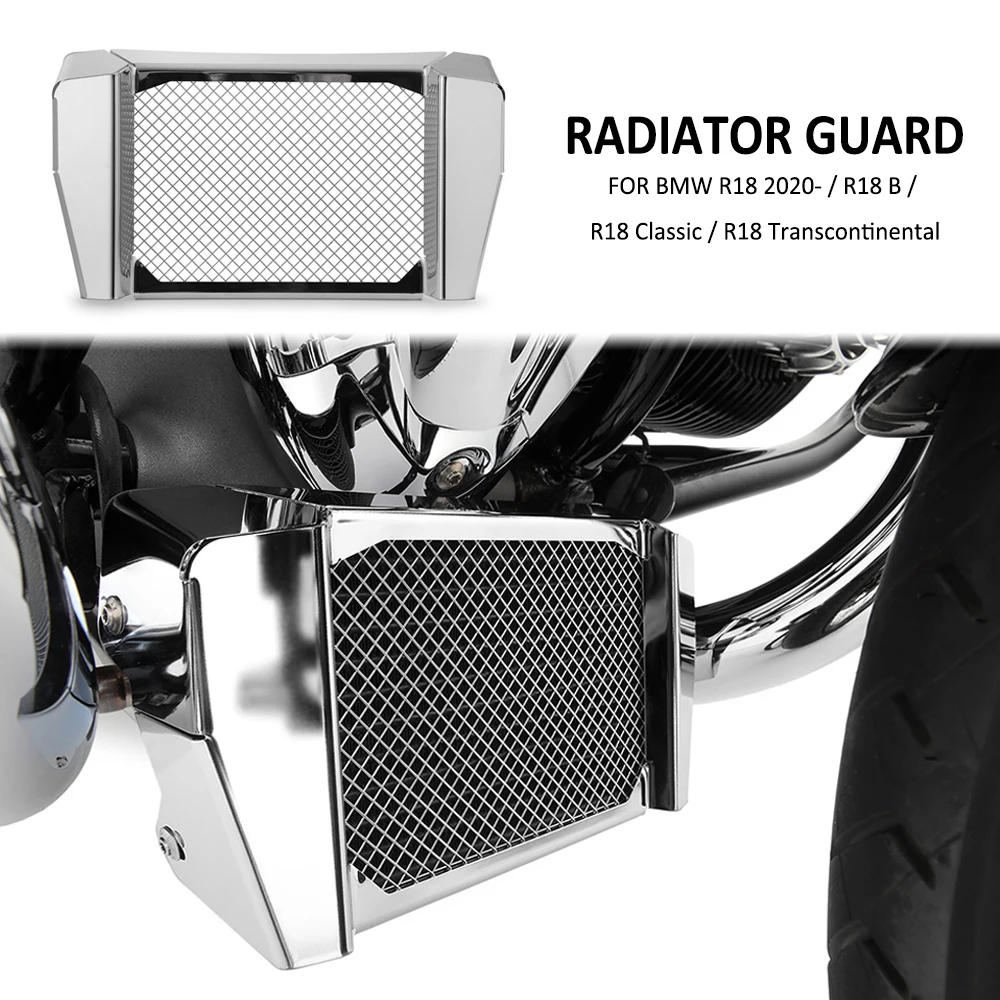 

NEW 2020-2022 Motorcycle Water Tank Radiator Grill Oil Cooler Guard Protection Cover For BMW R18 R 18 B Classic Transcontinental